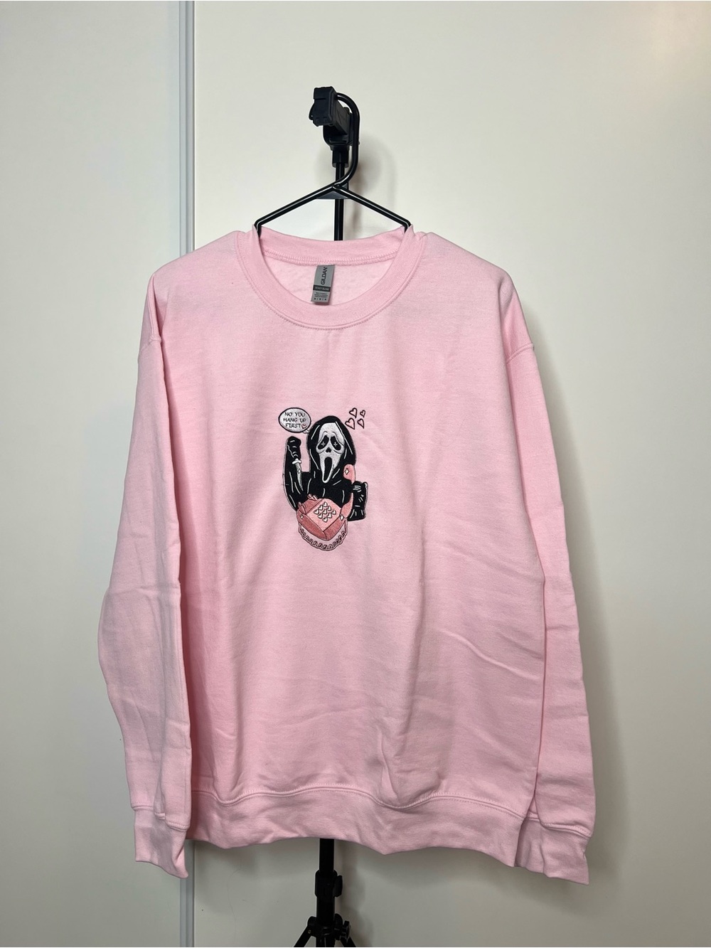 Pink Ghostface Crewneck